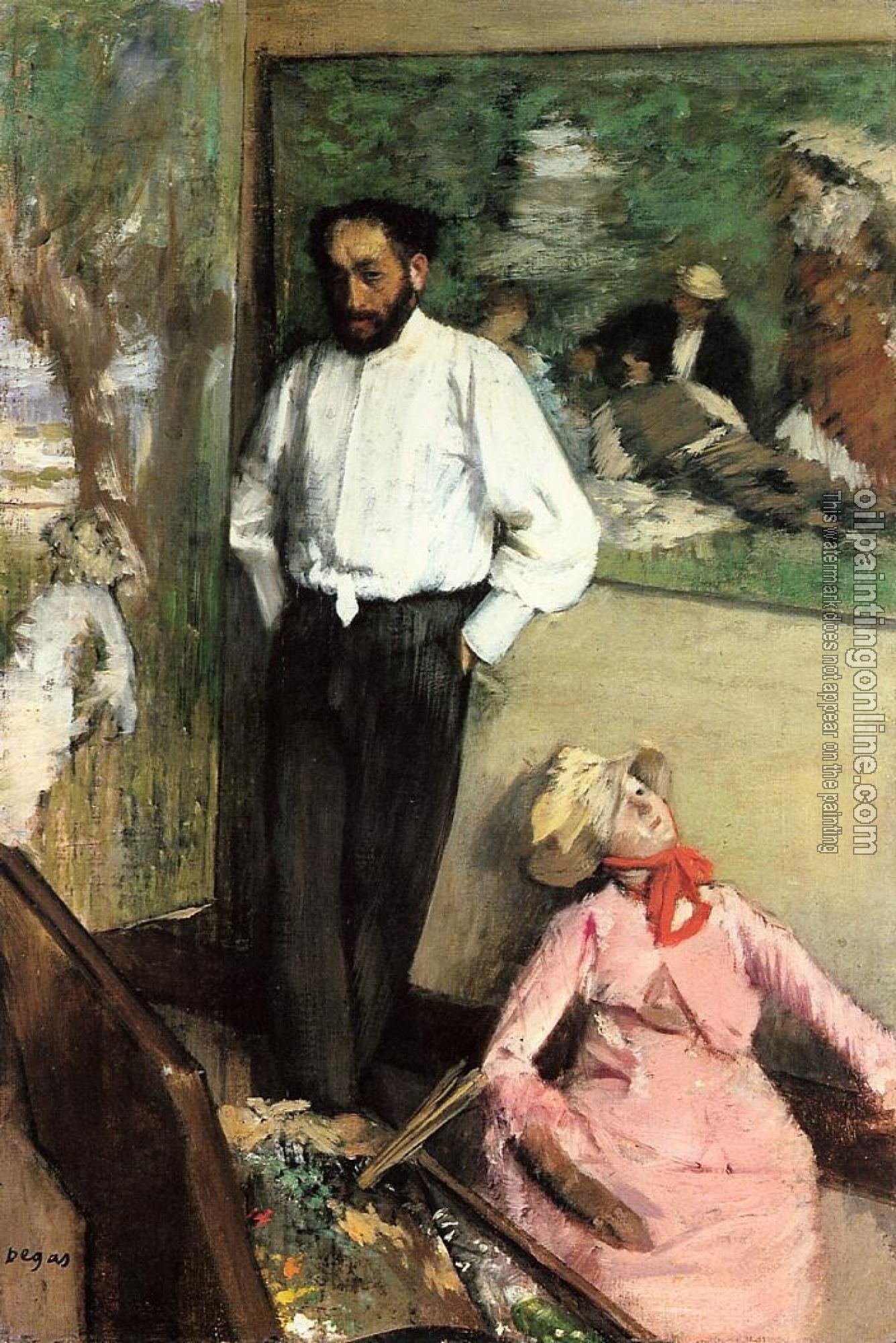 Degas, Edgar - Portrait of Henri Michel Levy